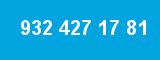 932 427 17 81 932 427 17 81